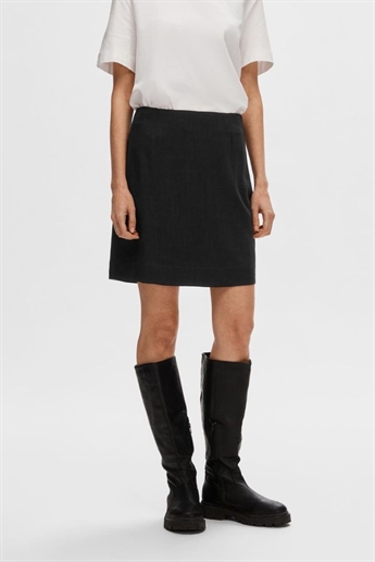 Liva Short Skirt, Black